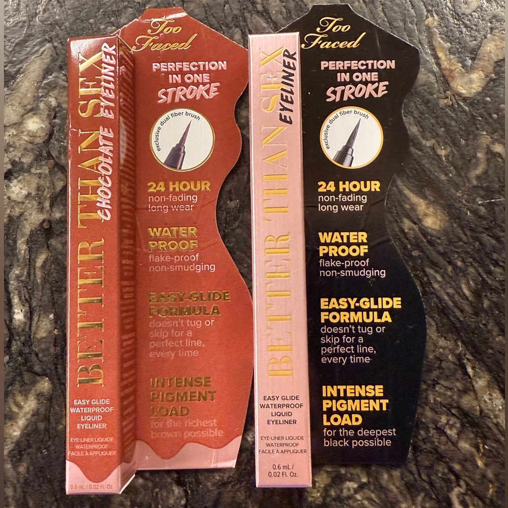 Too Faced Better Than Sex Eyeliner Duo - Chocolate & Black